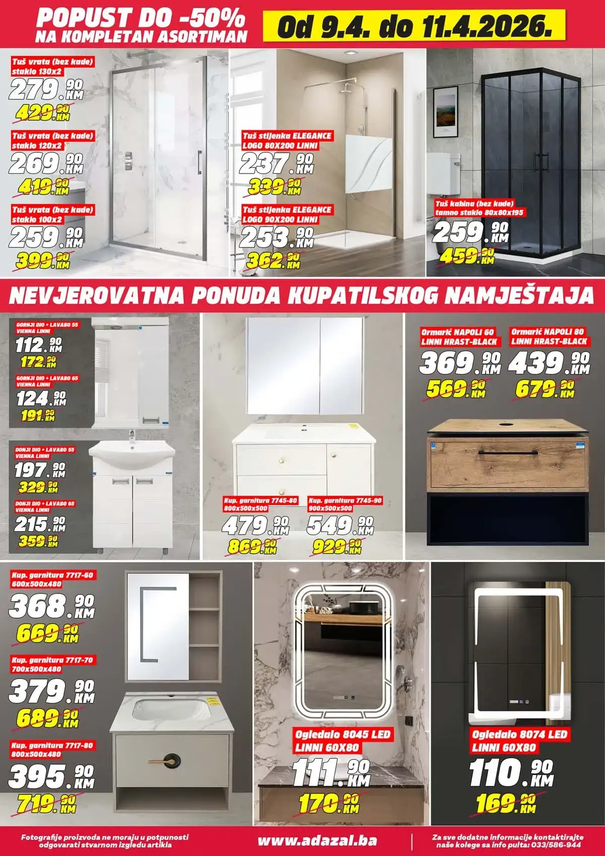 Adazal akcija do 50 posto katalog strana 6 Adazal sniženja do 50 posto katalog april 2026 strana 6