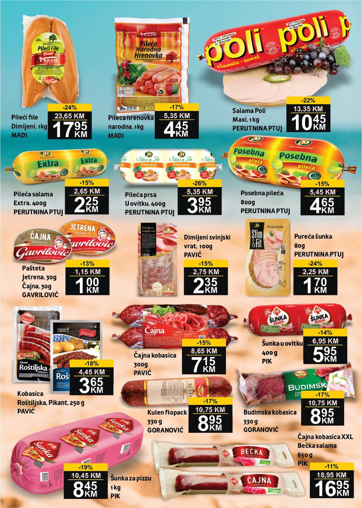 BEST katalog – akcijske cijene mesa, salama, kobasica i suhomesnatih proizvoda