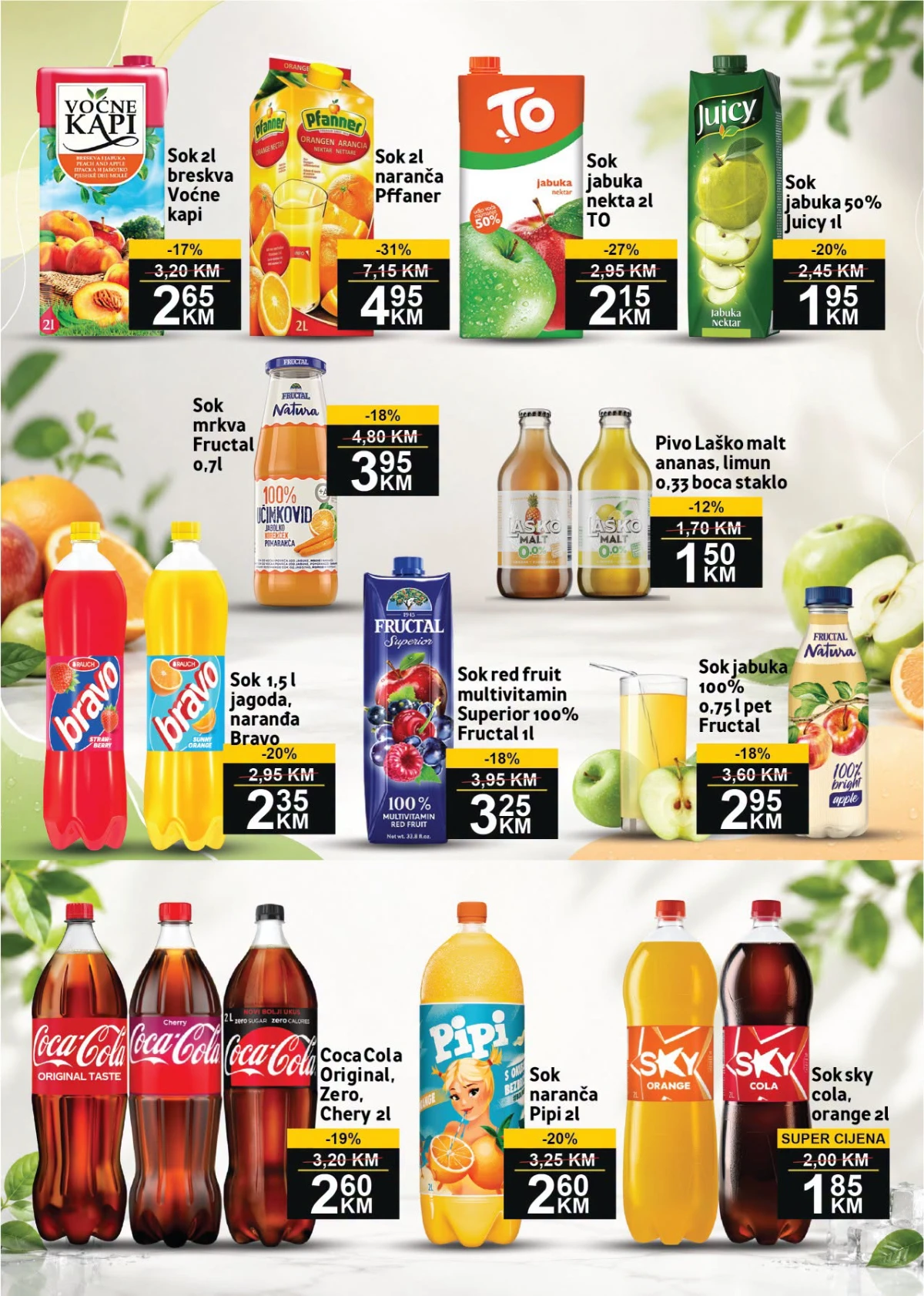 BEST katalog – sokovi, gazirana i negazirana pića na akciji