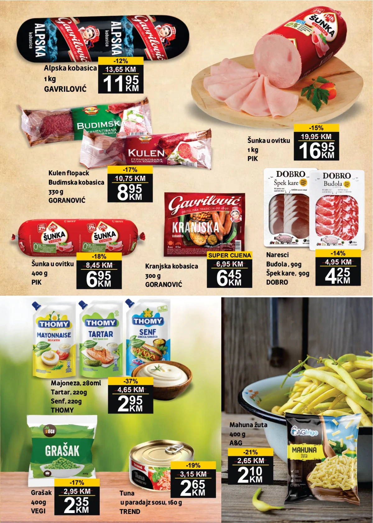BEST katalog strana 3 – Gavrilović kobasice, PIK šunka i suhomesnati proizvodi