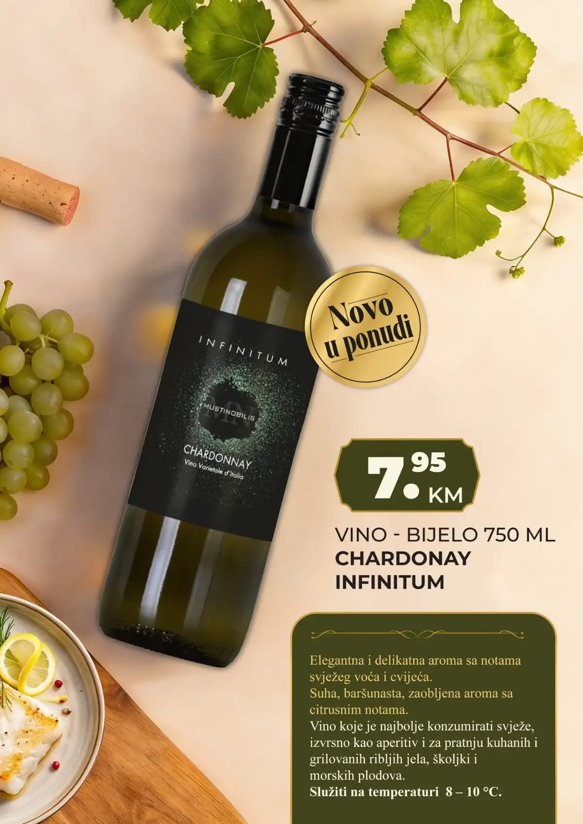 Bingo Chardonnay Infinitum bijelo vino 7.95 KM katalog strana 5