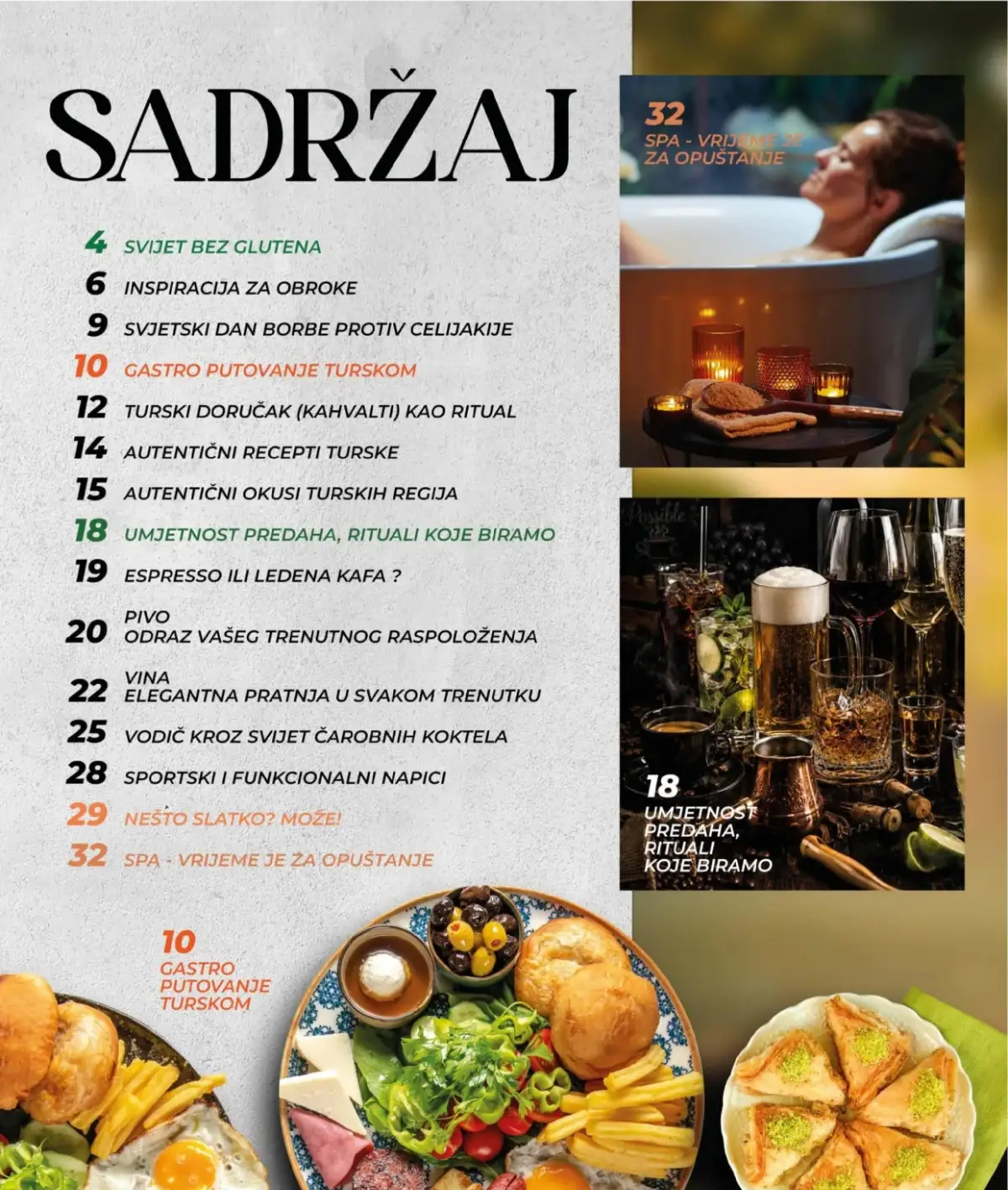 Bingo Magazin Plus katalog maj i jun 2026 sadržaj magazina, gastro putovanje Turskom i gluten free teme strana 2