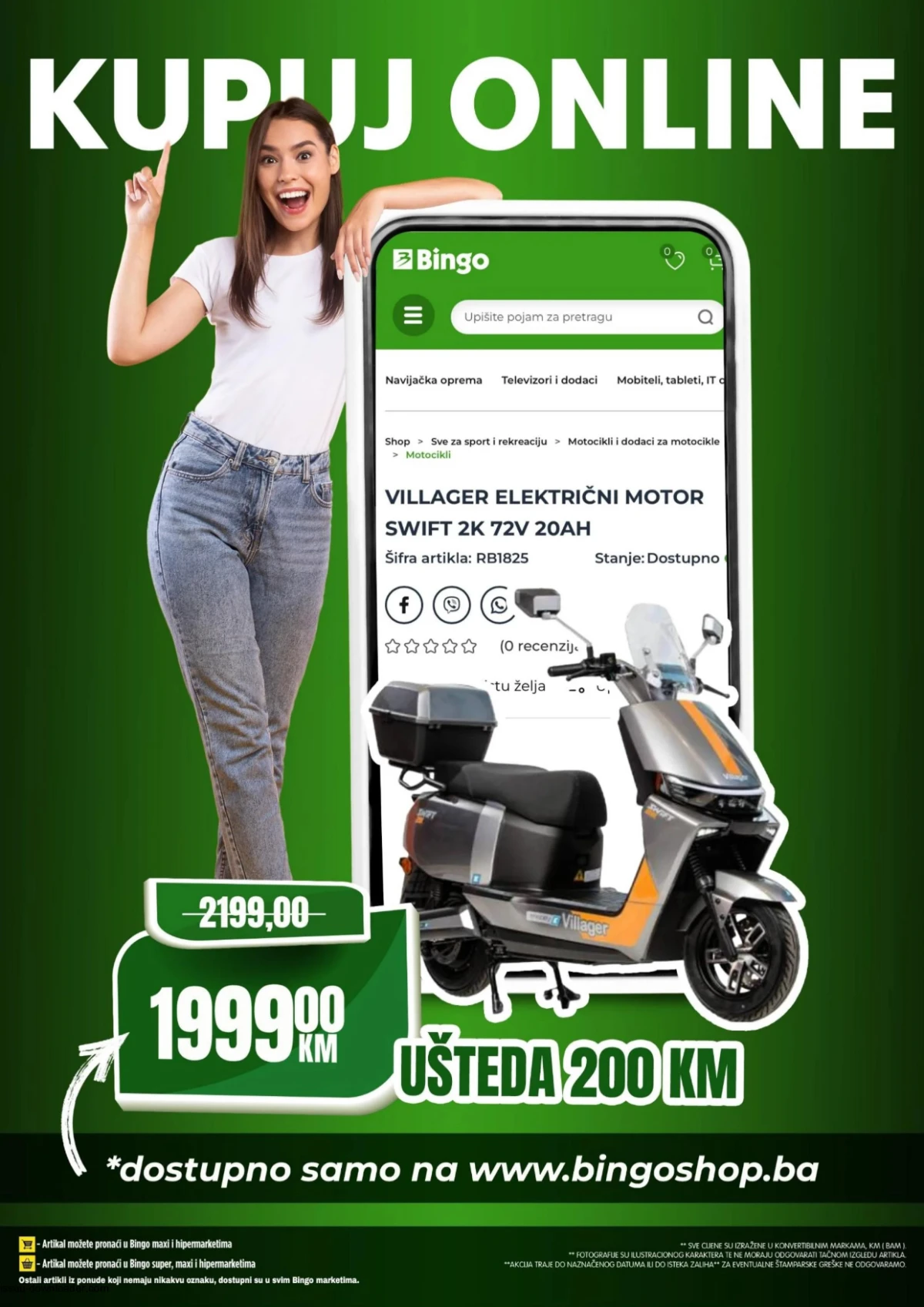 Bingo online shop ponuda i električni skuter