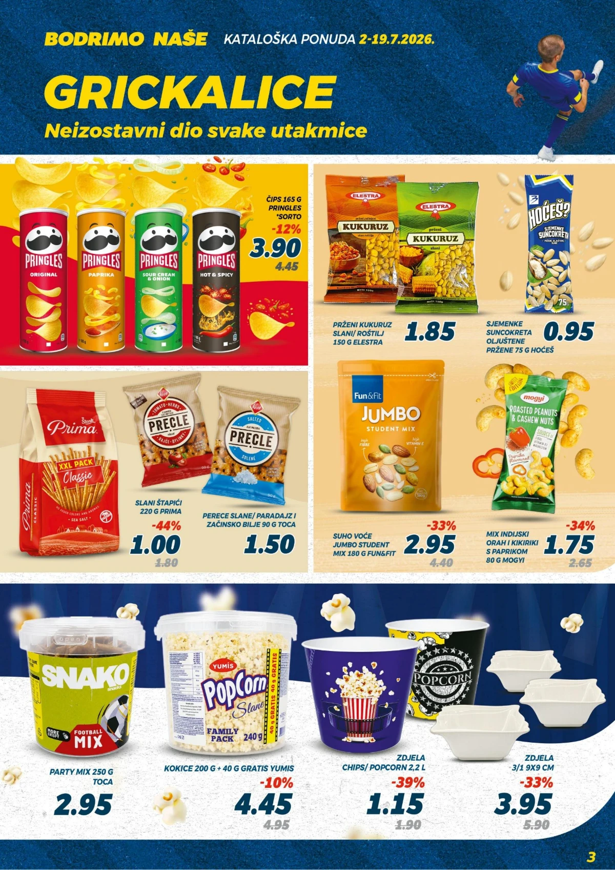 Bingo katalog grickalice i prehrambeni proizvodi na akciji