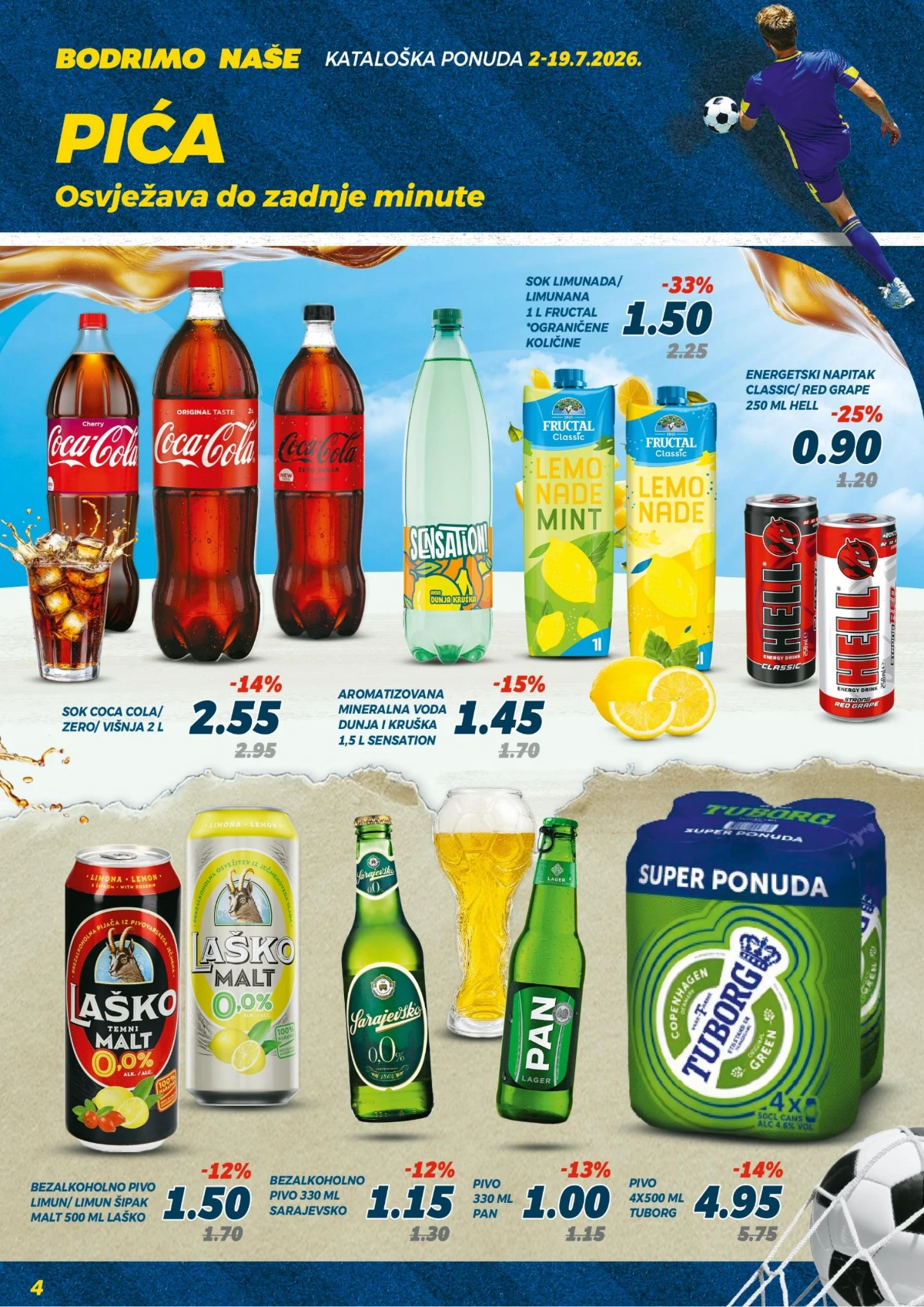 Bingo katalog pića i osvježavajući napici na sniženju