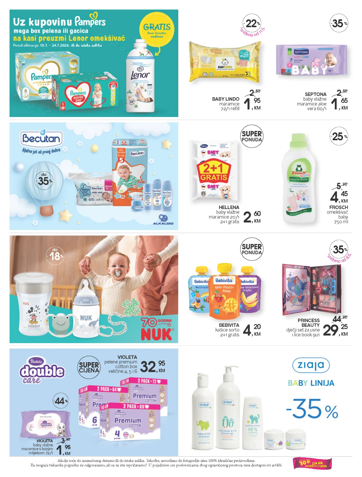 CM katalog – pelene, baby kozmetika i oprema za bebe na akciji – strana 28