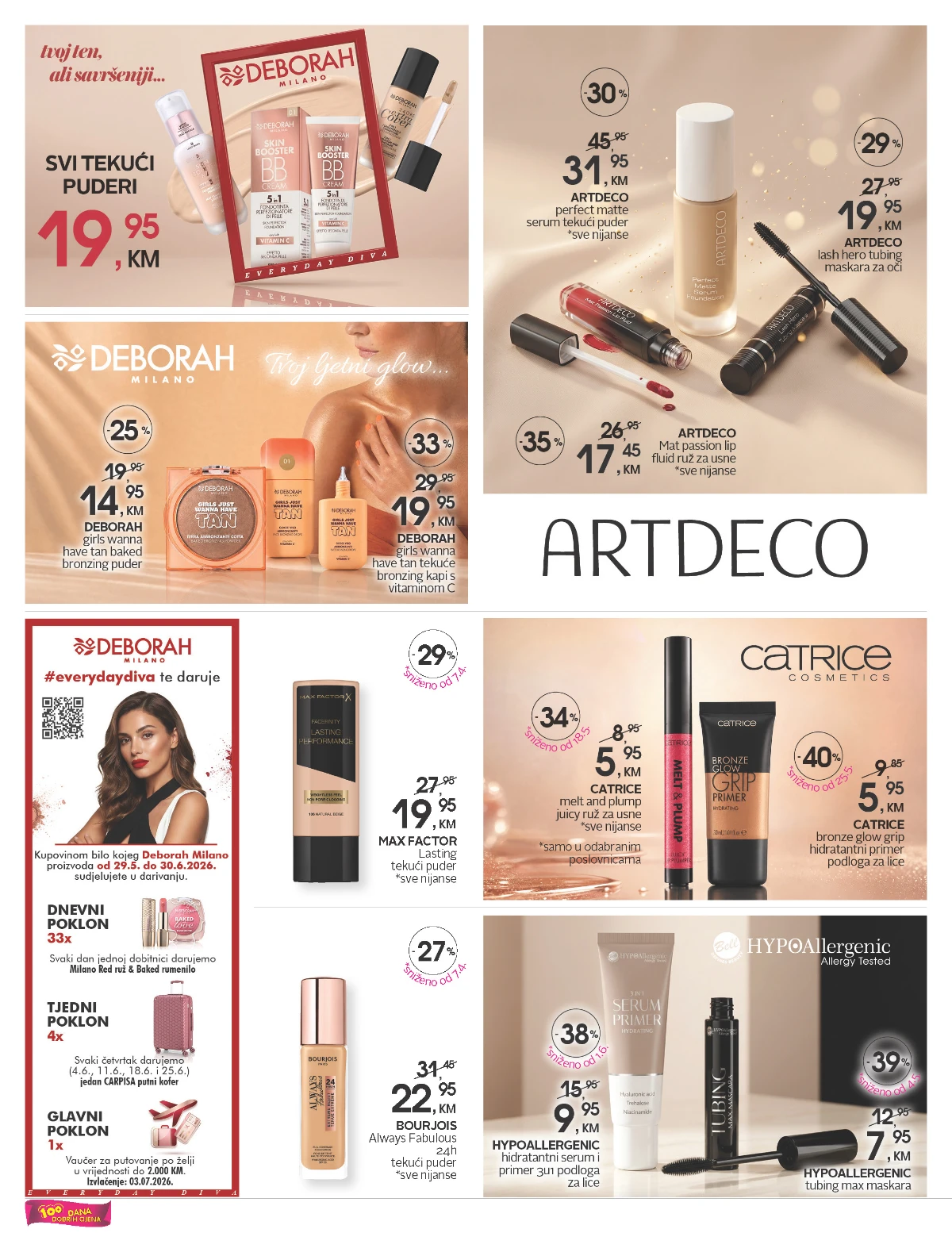 CM katalog strana 4 – proizvodi za usne i oči na akciji CM katalog strana 4 – L'Oréal, Essence i Deborah kozmetika