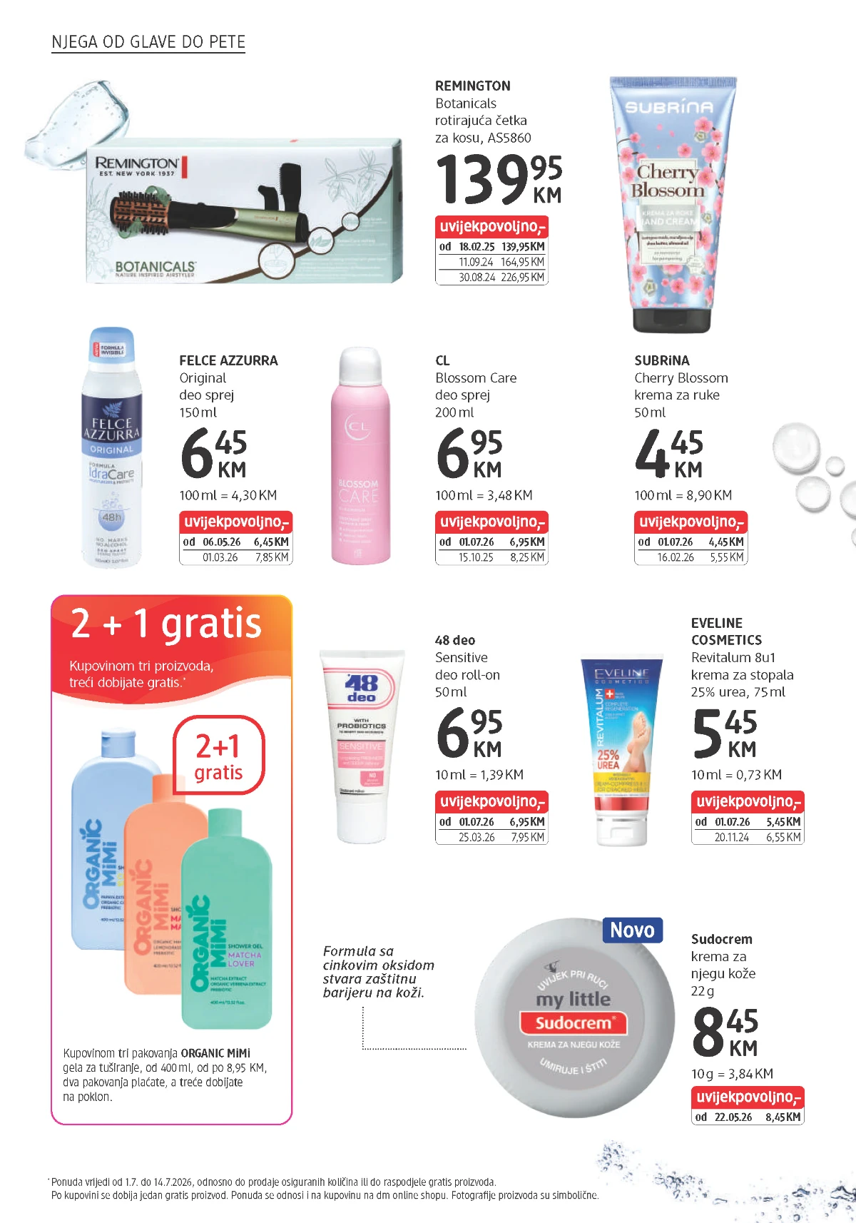 dm katalog juli 2026 - njega lica i beauty proizvodi