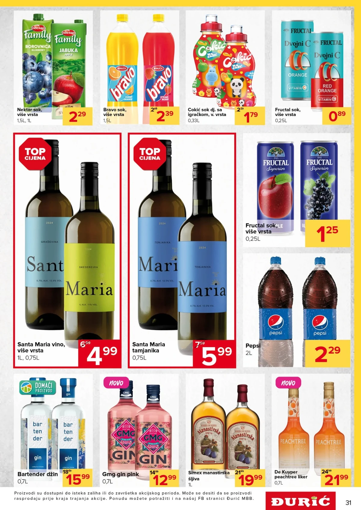 Đurić katalog do 15.07.2026 – supermarket sniženja za kupce