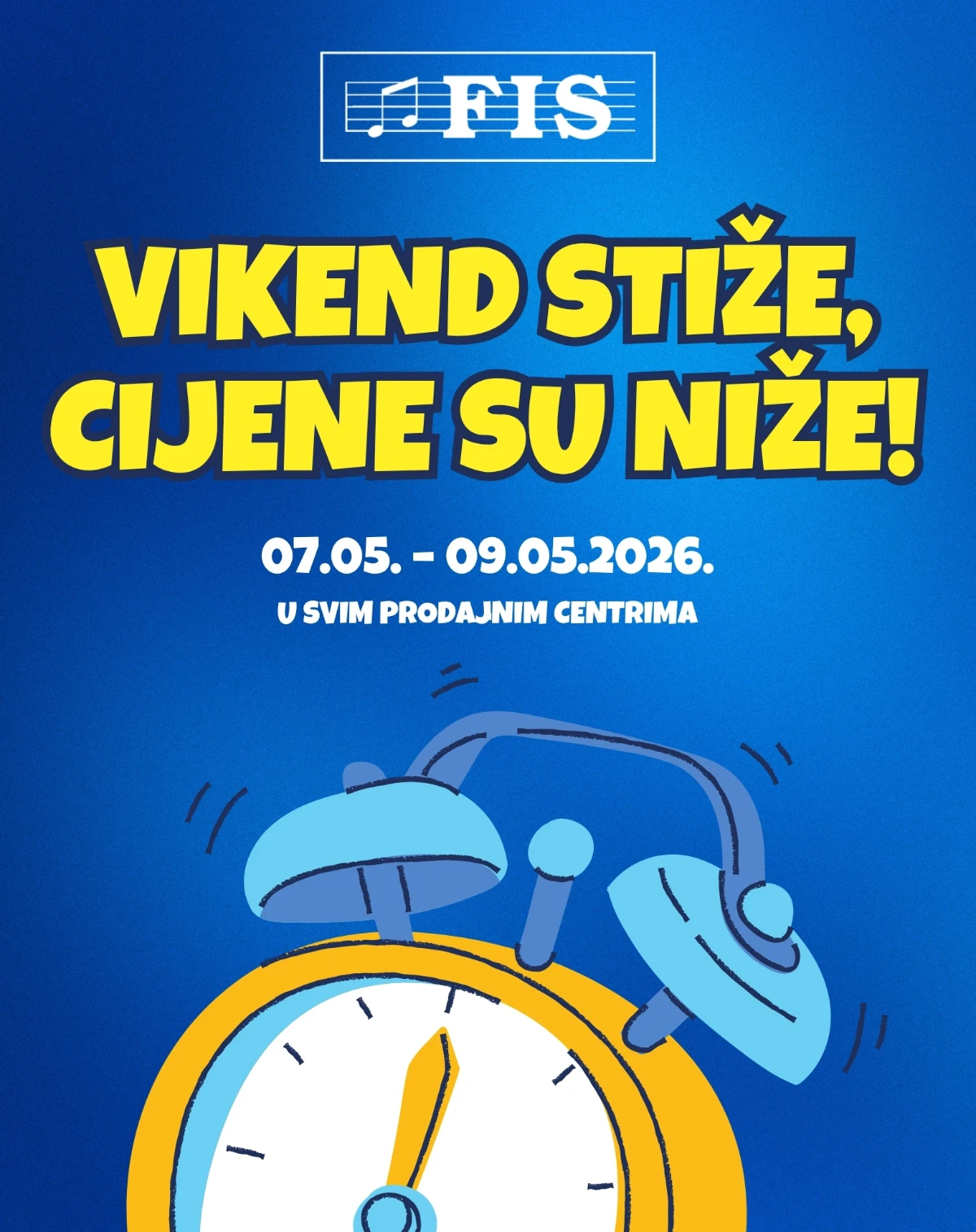 FIS vikend akcija katalog – Vikend stiže, cijene su niže do 09.05.2026 (strana 1)