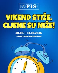 FIS vikend akcija neprehrana – Vikend stiže, cijene su niže do 02.05.2026