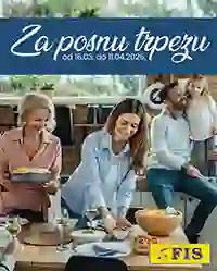 FIS akcija ponuda za posnu trpezu katalog sniženja posni proizvodi do 11. aprila 2026.
