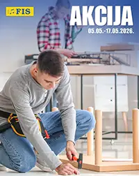 FIS katalog akcija – sudoperi, kuhinjske apoteke i okovi na sniženju do 17.05.2026
