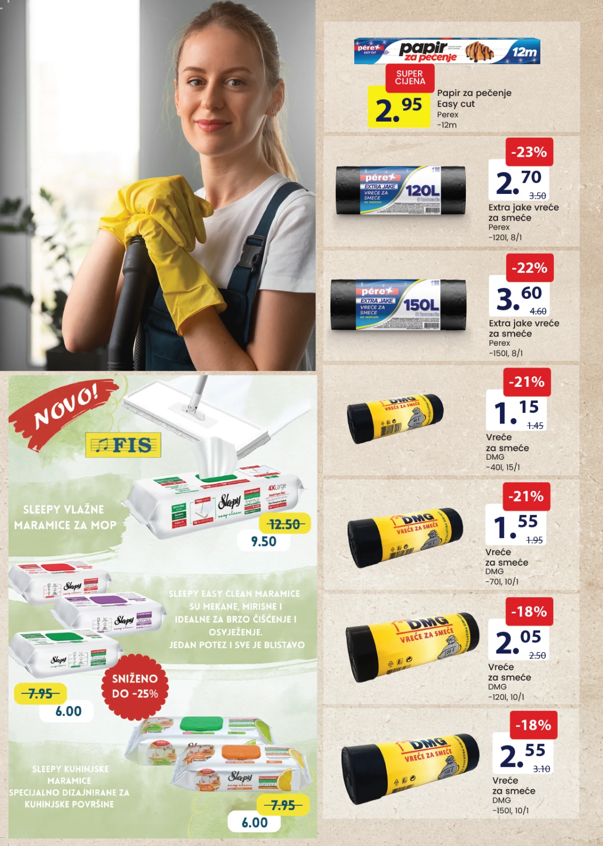 FIS akcija – Persil, Lenor i sredstva za čišćenje doma na sniženju