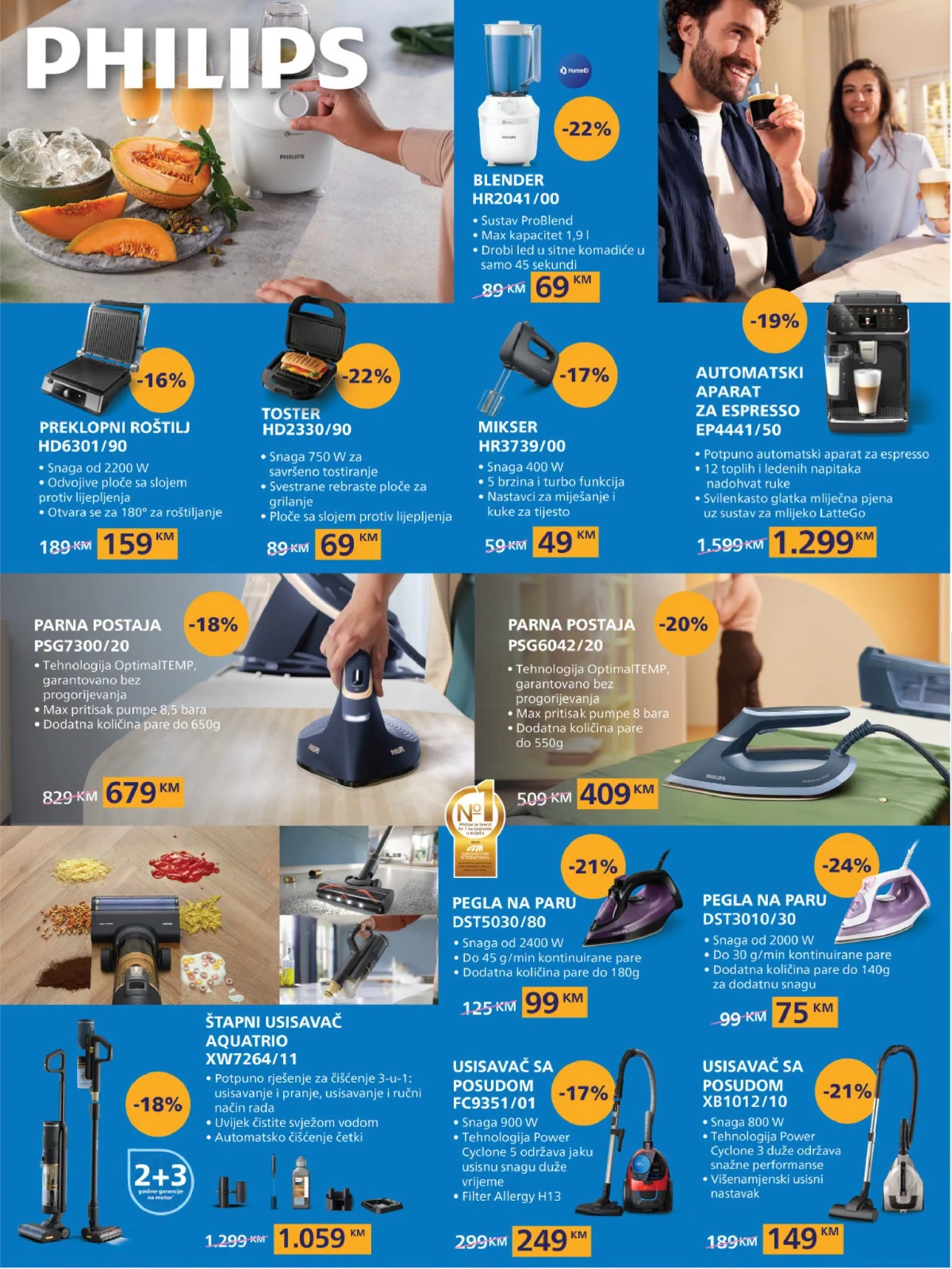 Philips kućanski aparati na akciji u FIS katalogu