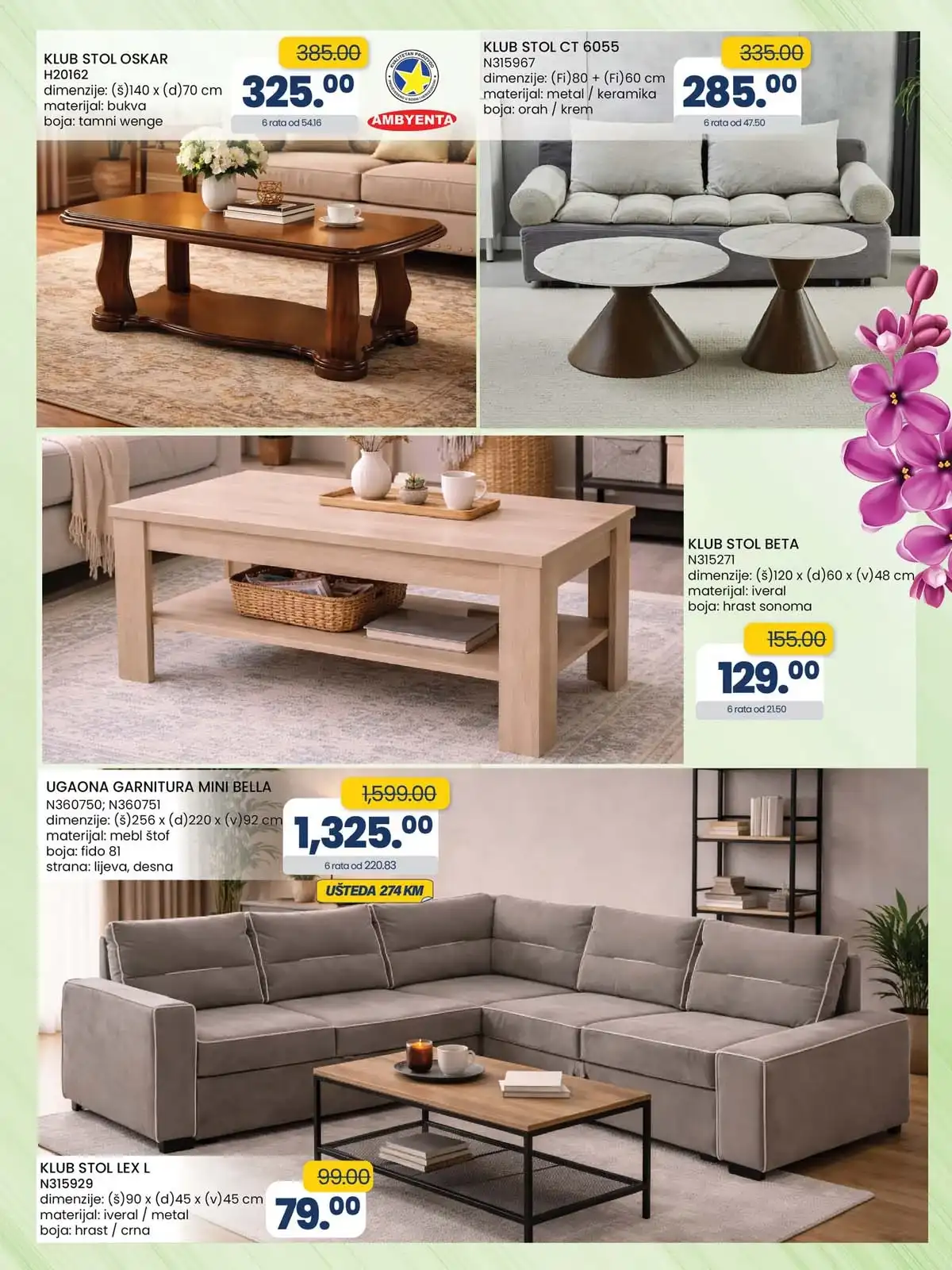 FIS katalog dekoracija i namještaj – sniženja