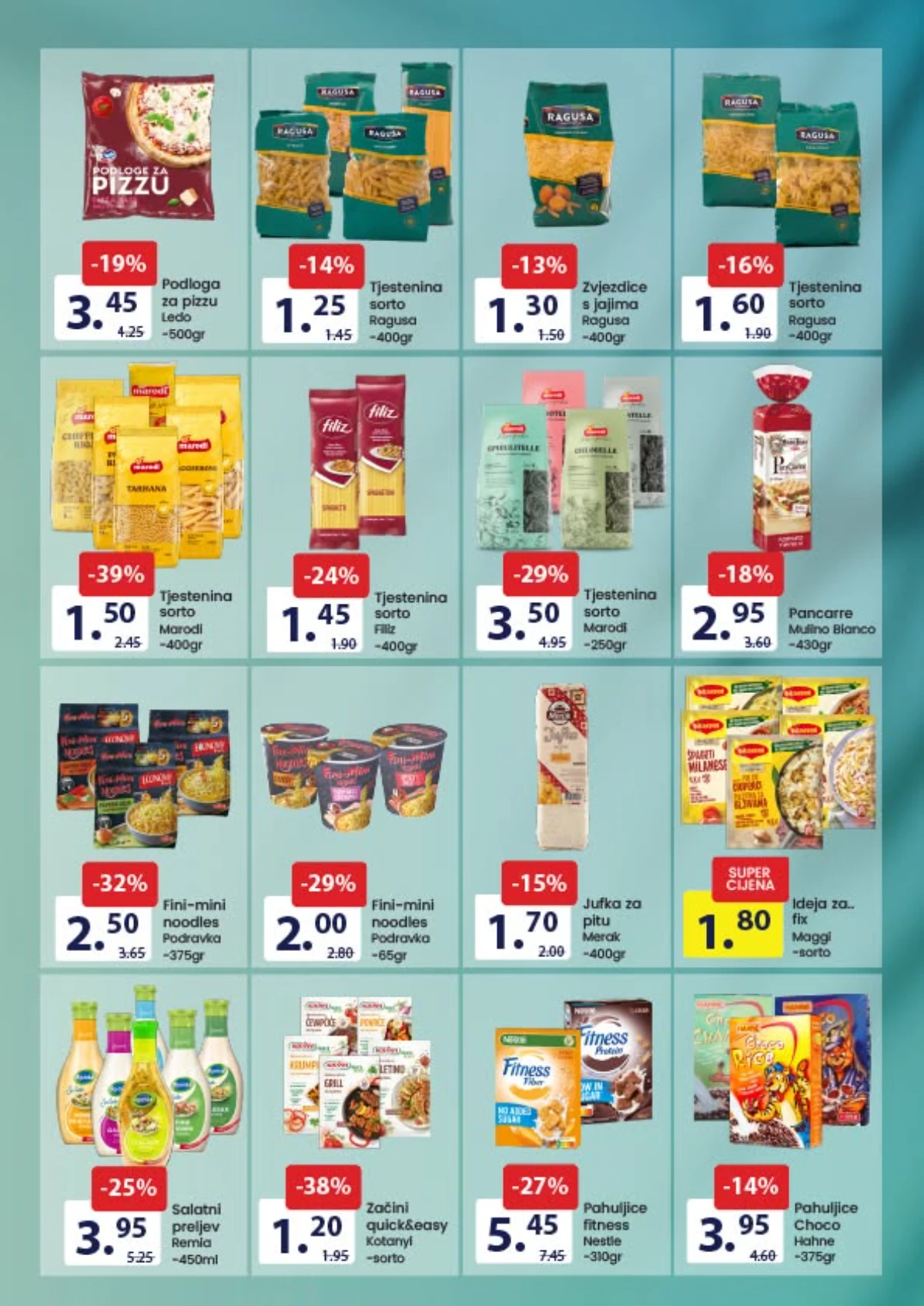 FIS tjestenina, salatni preljevi i prehrambeni proizvodi