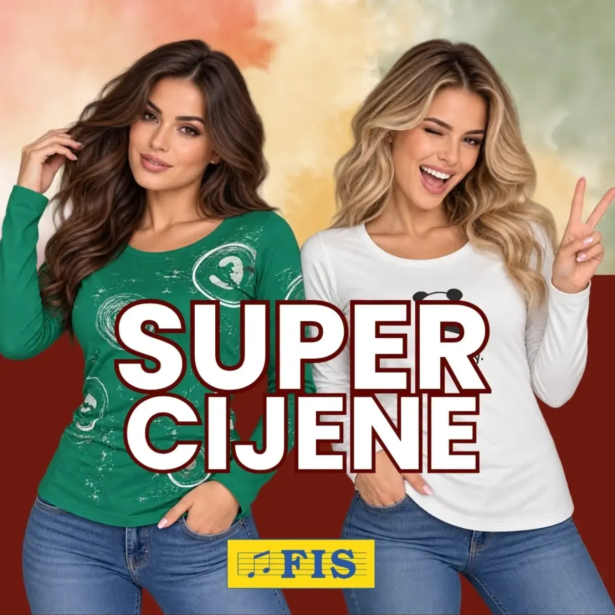 FIS SUPER CIJENE – nova akcijska ponuda ženske odjeće, majica, haljina, hlača, helanki, košulja i trenerki