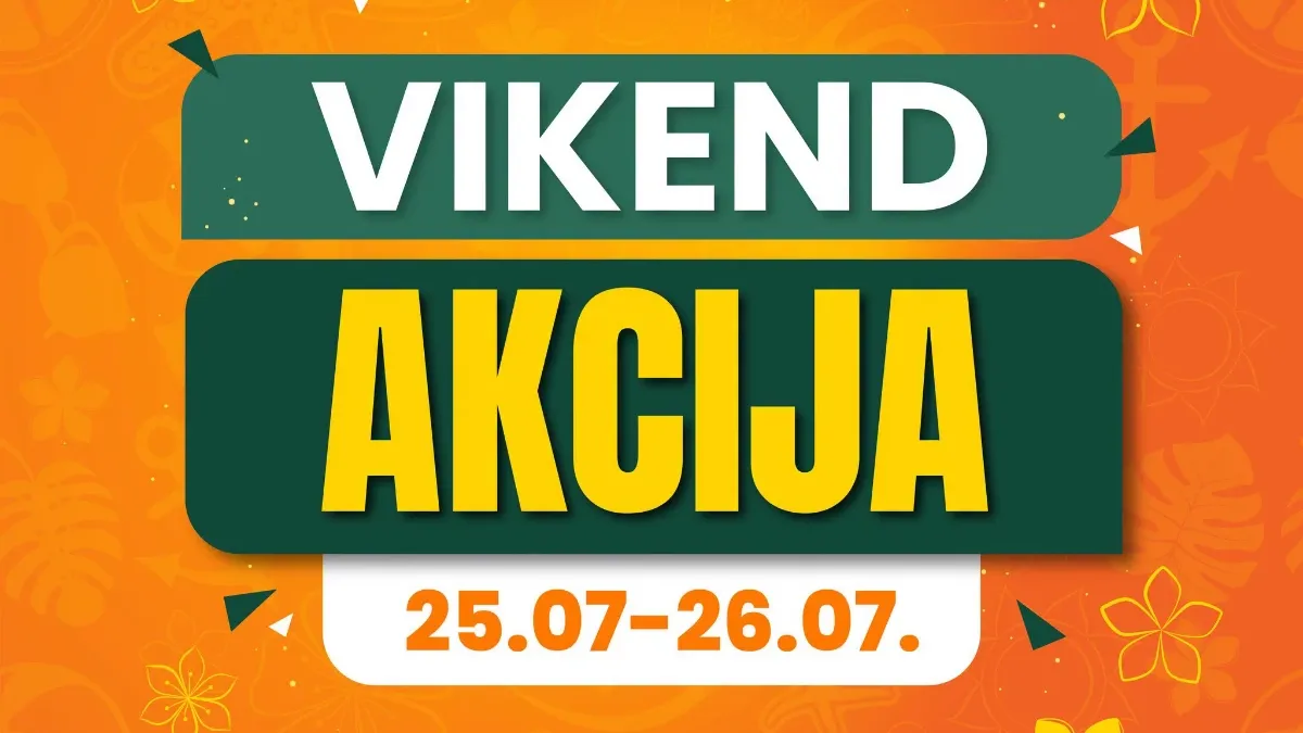 Fortuna Market vikend akcija 25.07. do 26.07.2026. – meso, voće, povrće, mliječni proizvodi i prehrana po akcijskim cijenama