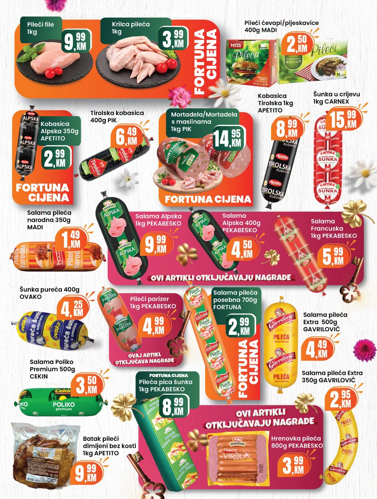Fortuna katalog jun 2026 piletina salame i suhomesnati proizvodi strana 3