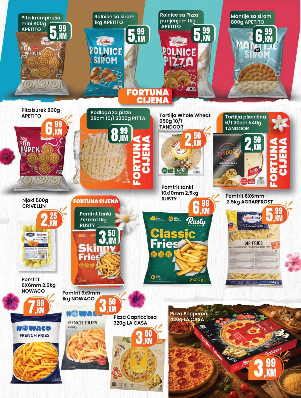 Fortuna katalog sniženja do 30% – strana 9 Fortuna katalog akcija do 30% – prehrana i proizvodi za domaćinstvo (strana 9)