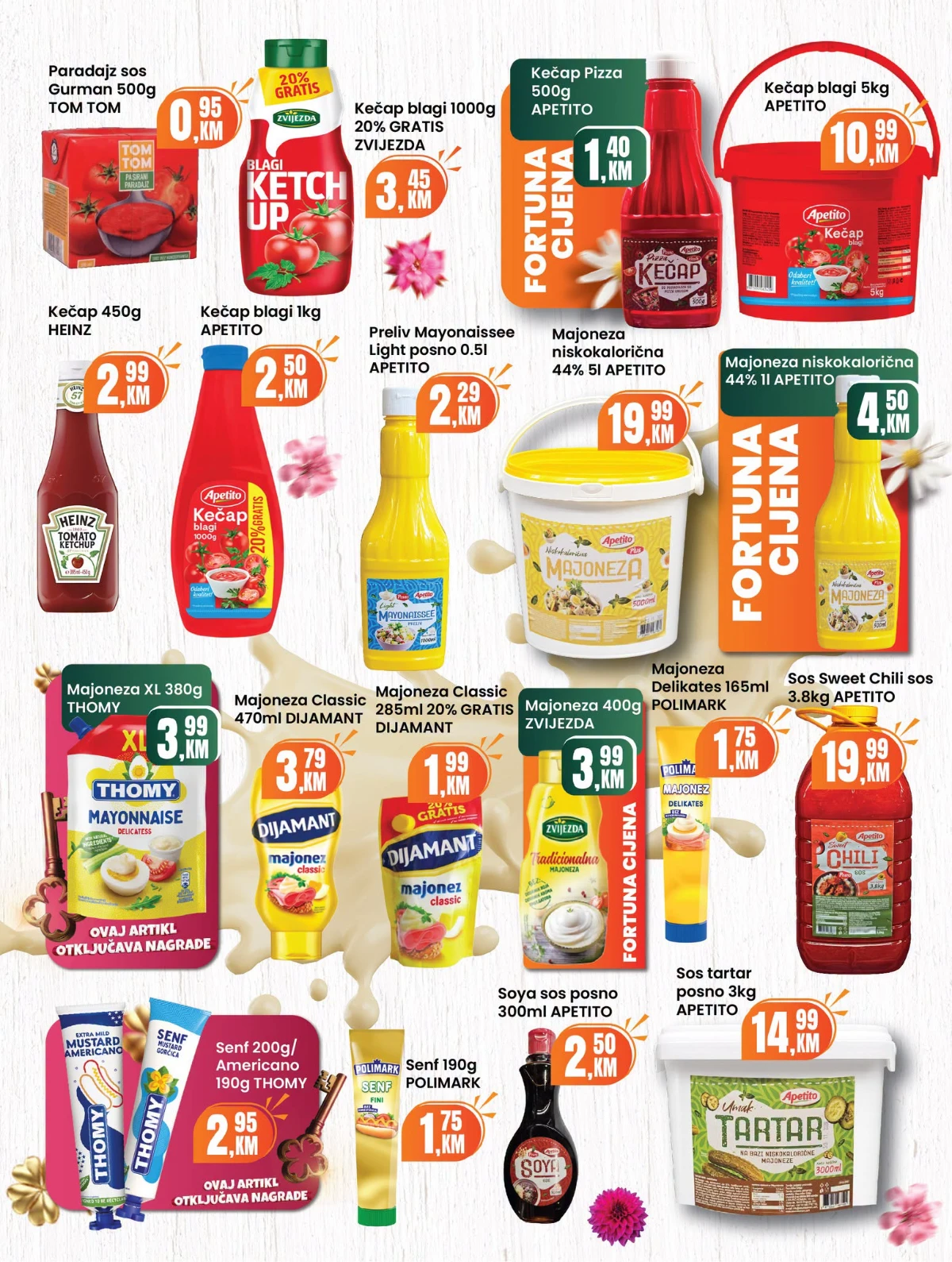Fortuna katalog sniženja do 30% – strana 10 Fortuna katalog akcija do 30% – prehrana i proizvodi za domaćinstvo (strana 10)