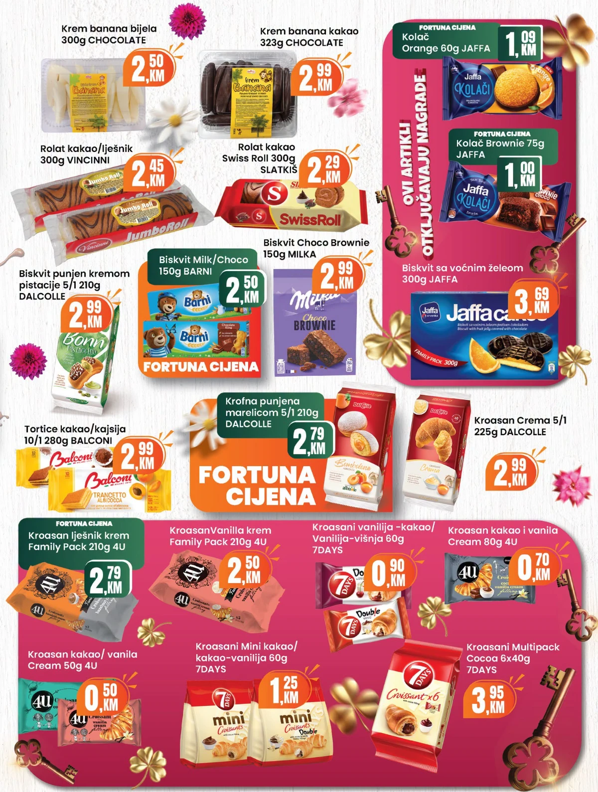 Fortuna katalog sniženja do 30% – strana 17 Fortuna katalog akcija do 30% – prehrana i proizvodi za domaćinstvo (strana 17)