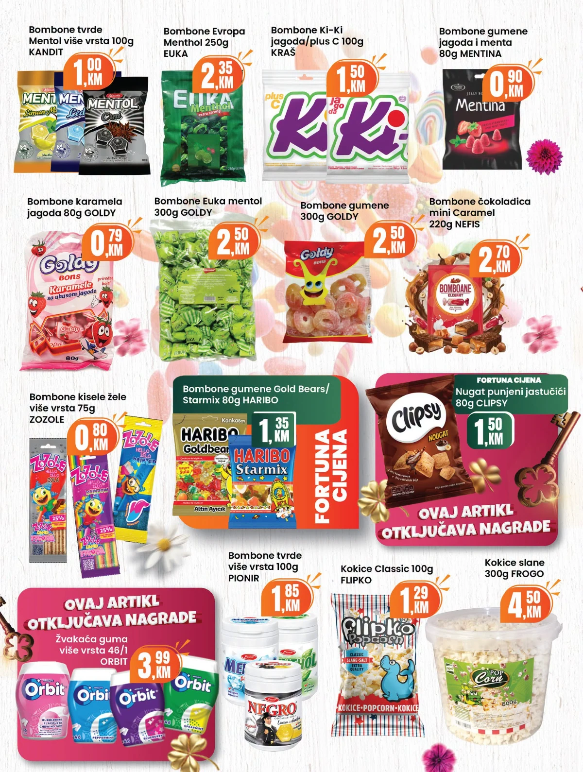 Fortuna katalog sniženja do 30% – strana 20 Fortuna katalog akcija do 30% – prehrana i proizvodi za domaćinstvo (strana 20)