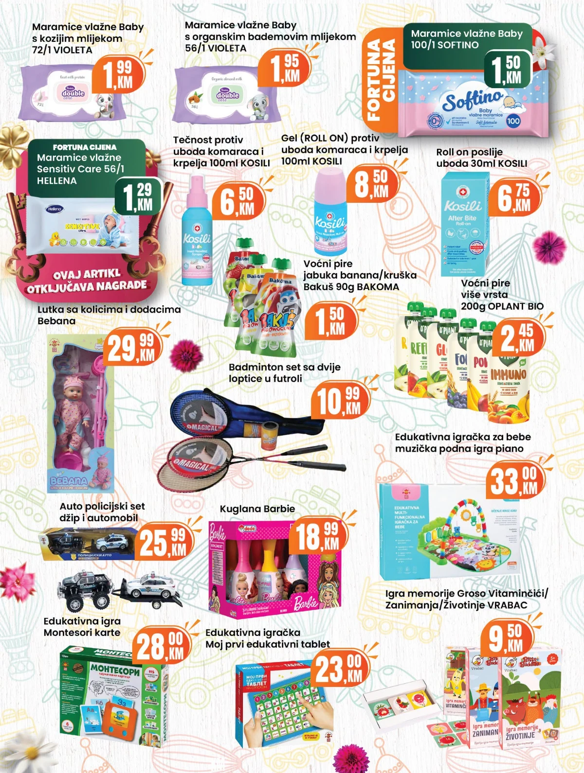 Fortuna katalog sniženja do 30% – strana 24 Fortuna katalog akcija do 30% – prehrana i proizvodi za domaćinstvo (strana 24)