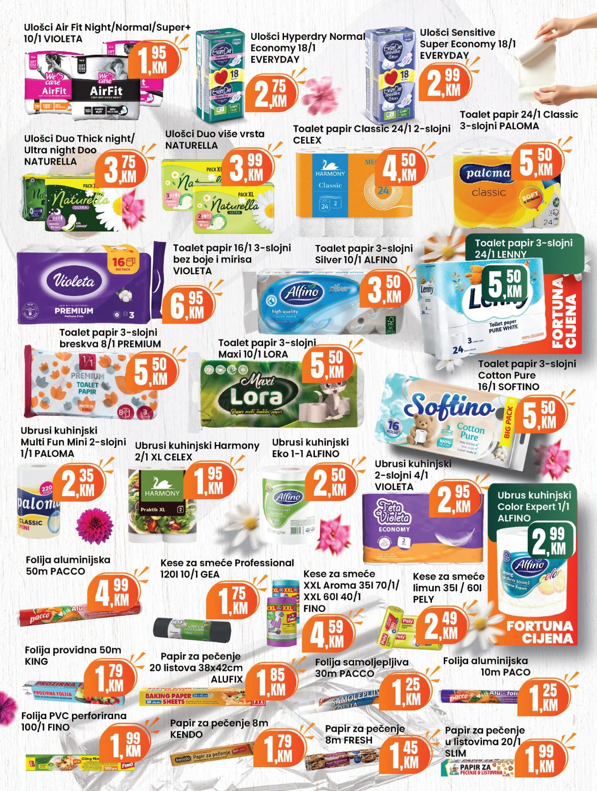 Fortuna katalog sniženja do 30% – strana 27 Fortuna katalog akcija do 30% – prehrana i proizvodi za domaćinstvo (strana 27)