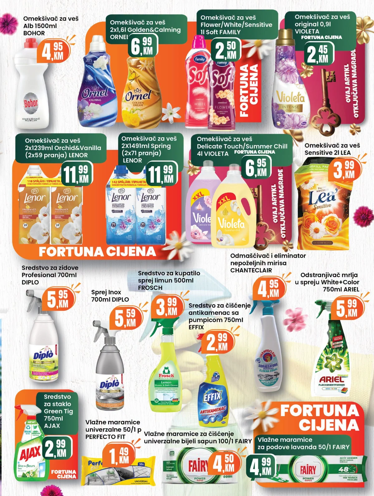 Fortuna katalog sniženja do 30% – strana 29 Fortuna katalog akcija do 30% – prehrana i proizvodi za domaćinstvo (strana 29)