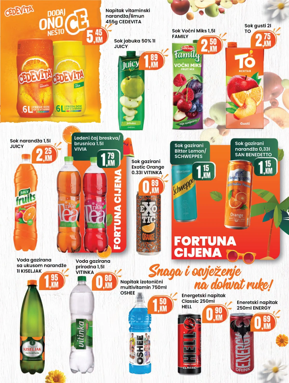 Fortuna katalog sniženja do 30% – strana 19 Fortuna katalog akcija do 30% – prehrana i proizvodi za domaćinstvo (strana 19)