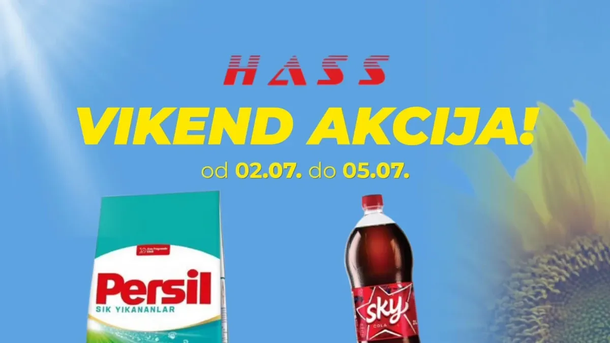 Hass Komerc vikend akcija do 05.07.2026. – odlične cijene za svakodnevnu kupovinu
