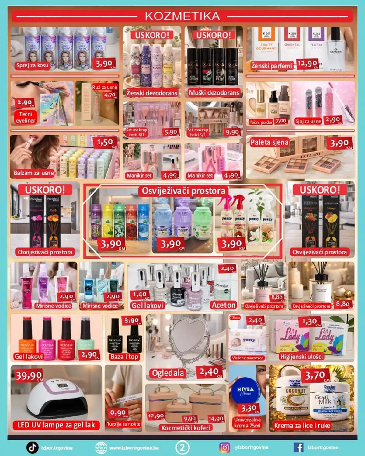 Izbor Trgovine akcija – kućni proizvodi i garderoba na sniženju do 10. aprila 2026 (strana 2)