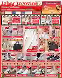 Izbor trgovine katalog kućni proizvodi i garderoba akcija