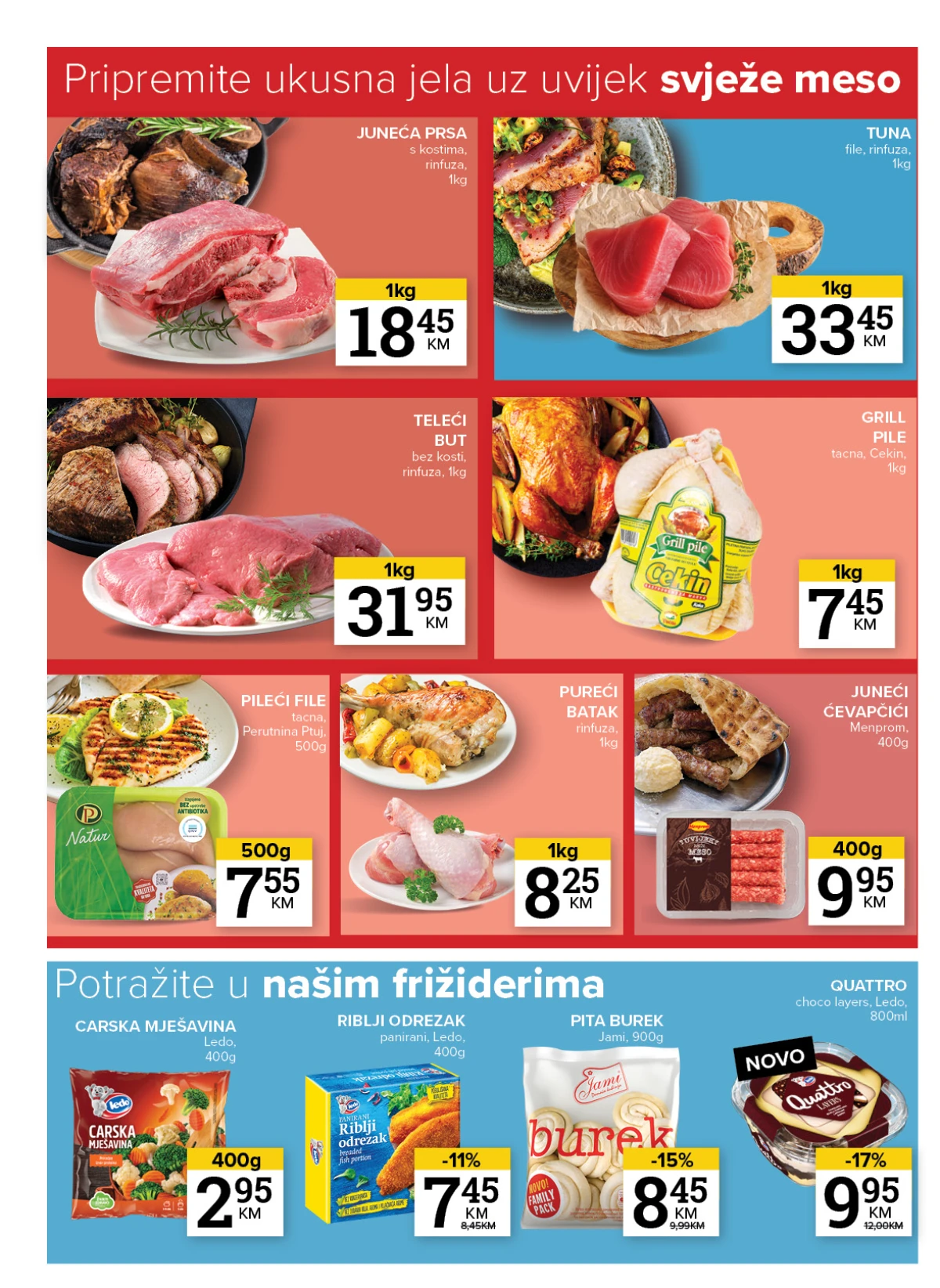 Konzum i Mercator akcija mesa i zamrznutih proizvoda – strana 8 Konzum i Mercator meso riba i zamrznuti proizvodi akcija maj 2026
