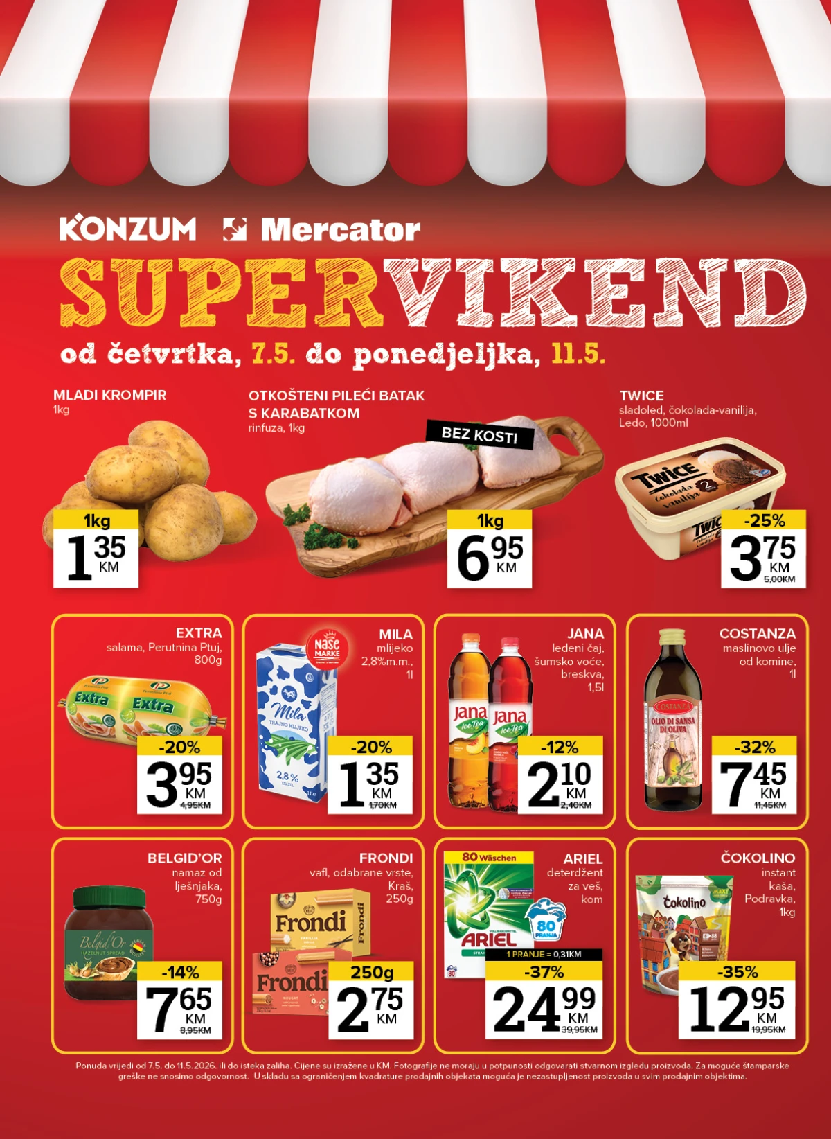 Konzum i Mercator katalog sniženja 05.05 do 11.05.2026 strana 33