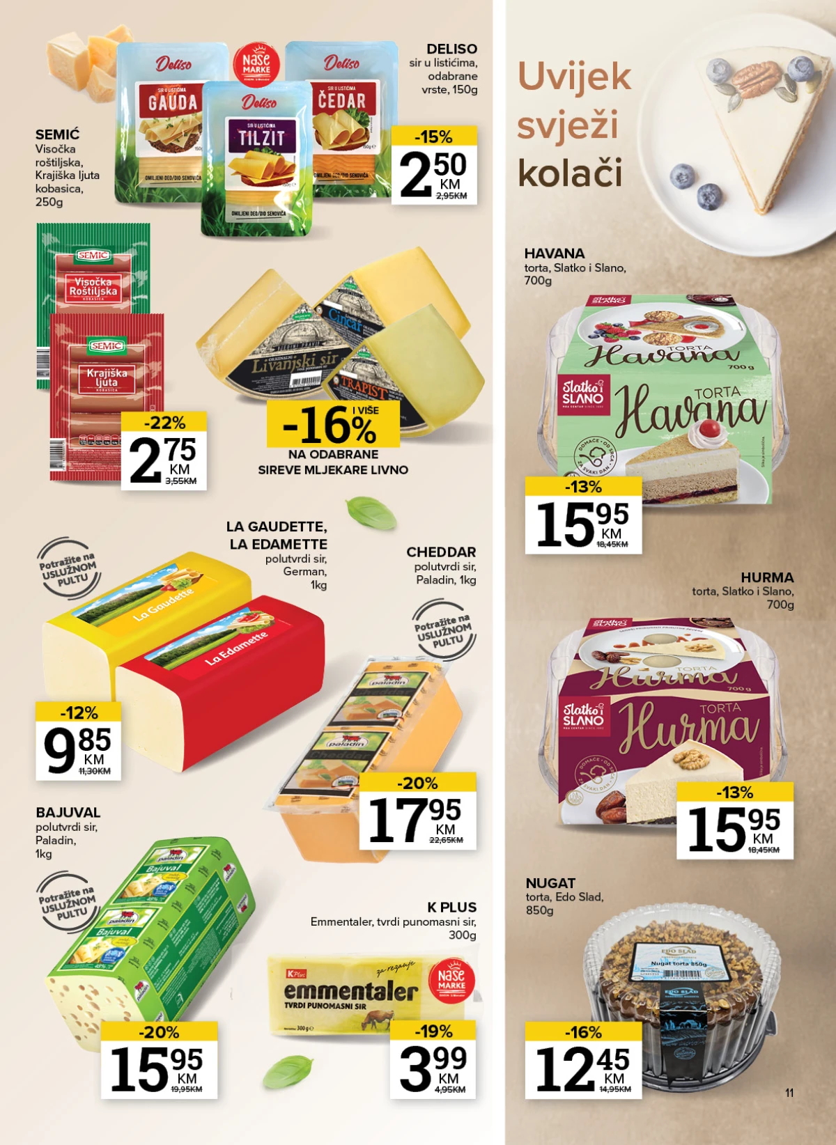 Konzum i Mercator akcija na kafu, žitarice, namaze i proizvode za doručak
