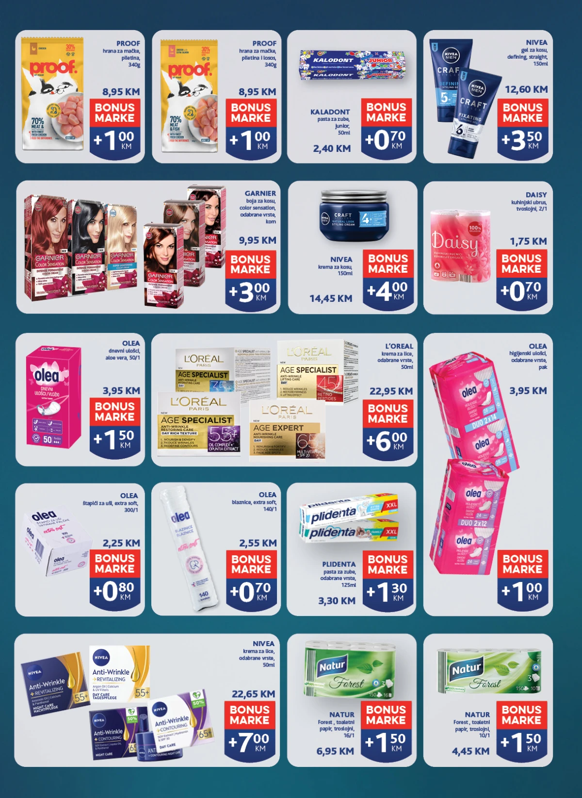 Konzum i Mercator katalog maj 2026 svježe meso i delikatesi akcija