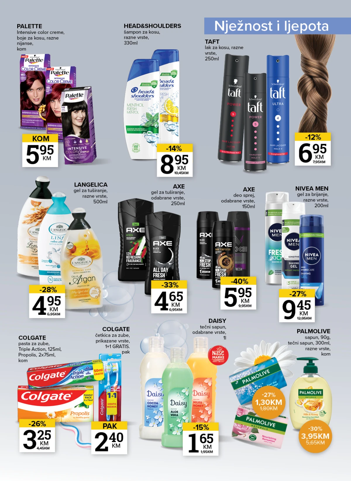 Konzum i Mercator kozmetika i njega tijela Konzum i Mercator kozmetika i njega tijela na akciji