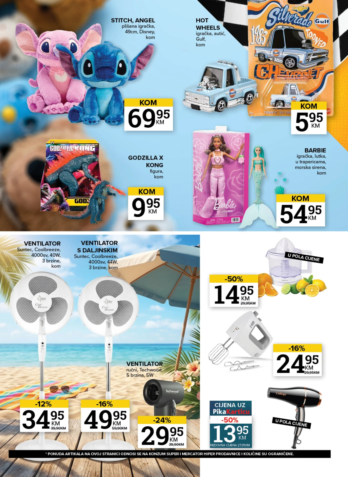 Konzum i Mercator voće i povrće Konzum i Mercator voće i povrće na akciji