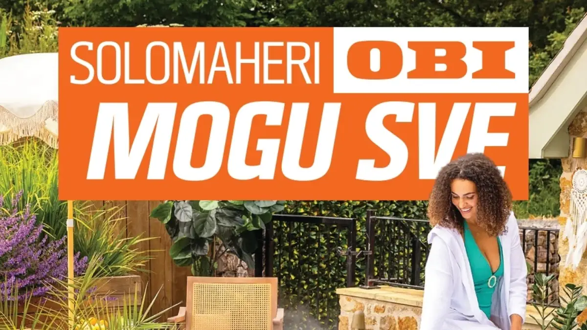 OBI sniženja do 54% – bazeni, vrtni namještaj, roštilji i alati do 20.06.2026