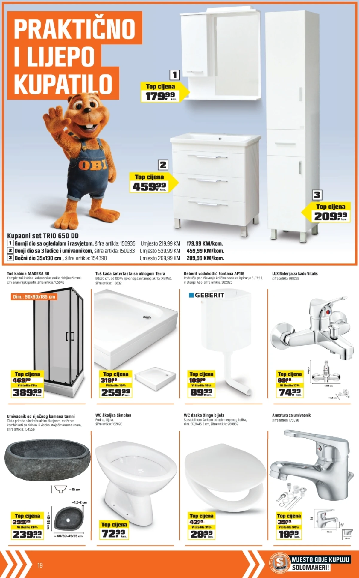 OBI katalog Solomaheri mogu sve strana 19 – ponuda do 20.06.2026.