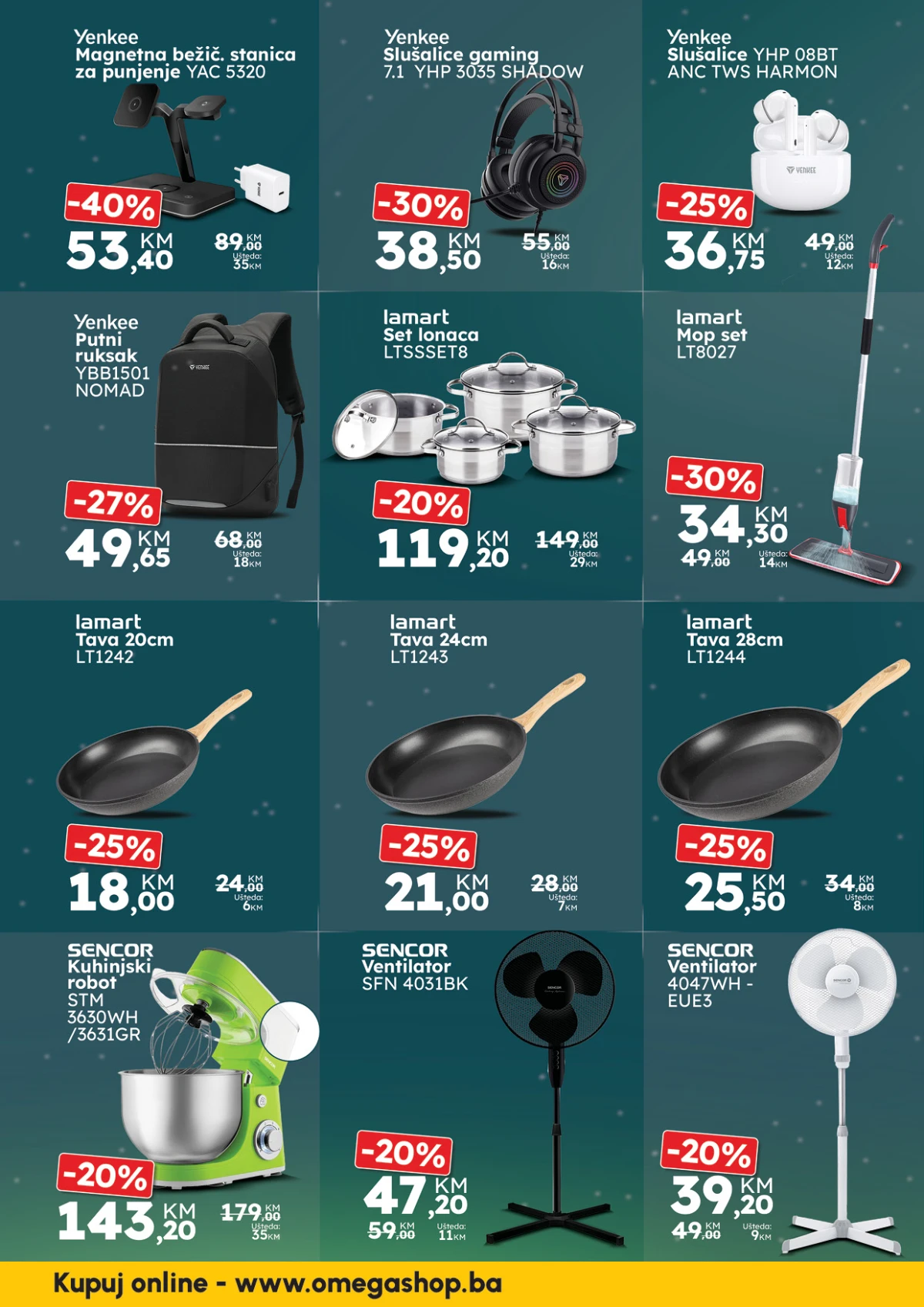 Omega Shop katalog – kuhinjski aparati i uređaji za pripremu hrane