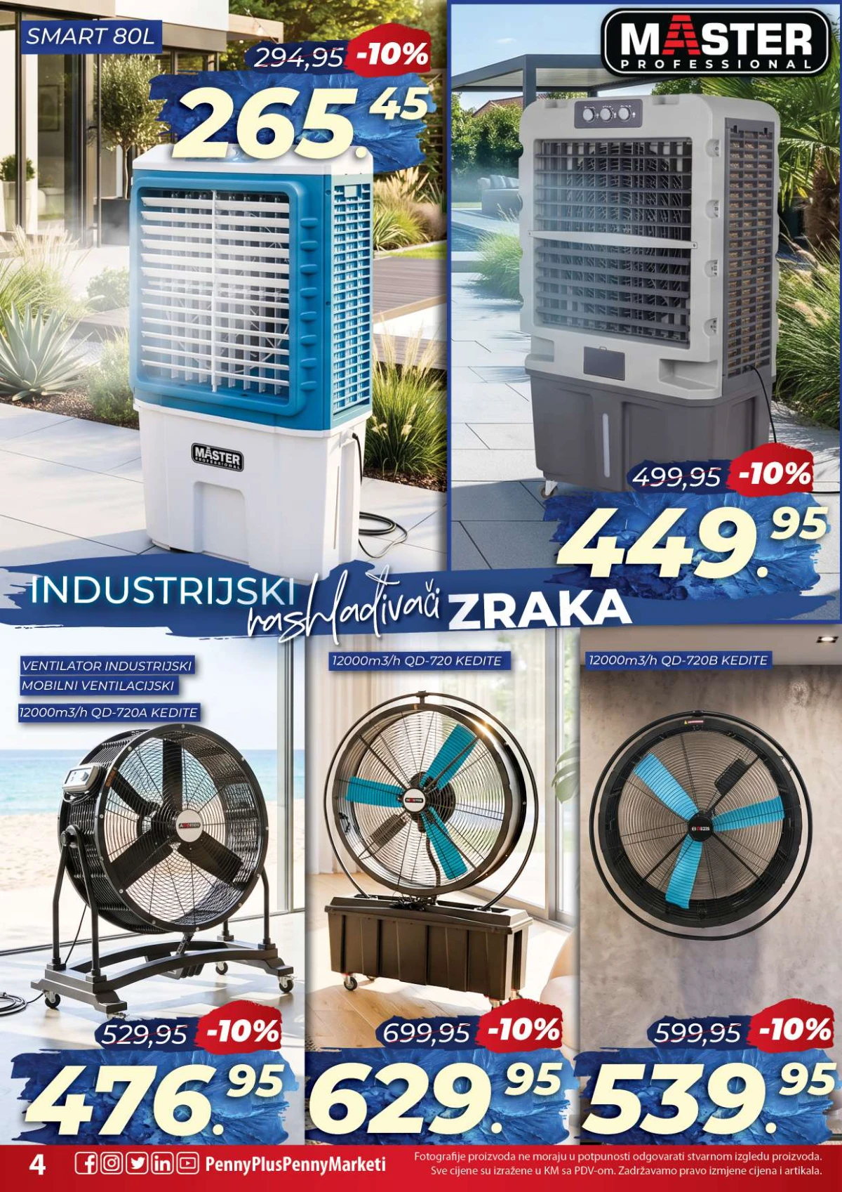 Penny Plus katalog strana 4 – industrijski ventilatori i rashladni uređaji