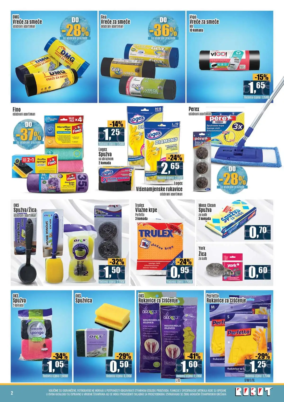Robot katalog sniženja do 42 posto sredstva za čišćenje april 2026 strana 2