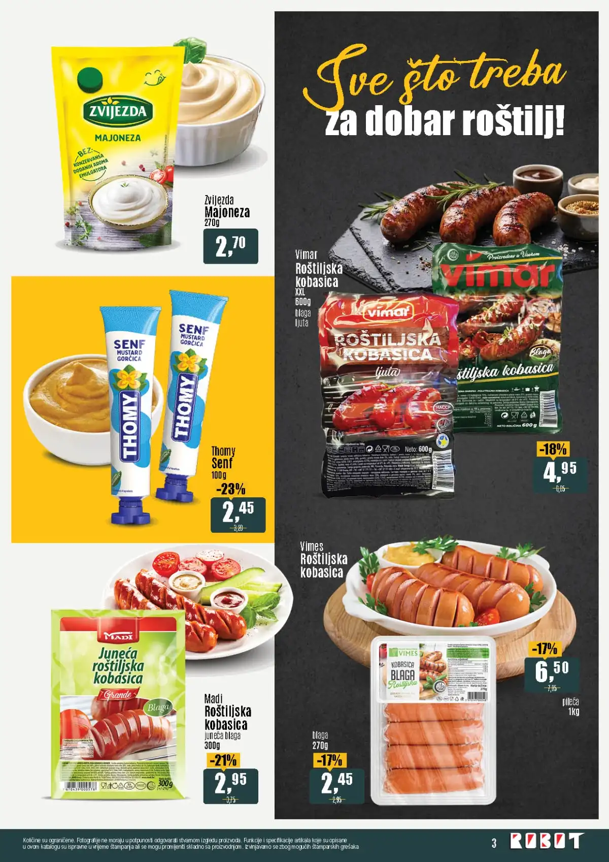 Robot prvomajska akcija do 45 posto sniženja prehrana piće kućne potrepštine april 2026 strana 3