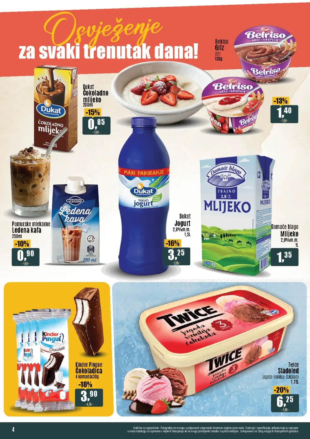 Robot prvomajska akcija do 45 posto sniženja prehrana piće kućne potrepštine april 2026 strana 4