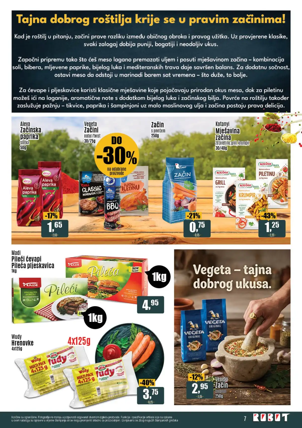 Robot prvomajska akcija do 45 posto sniženja prehrana piće kućne potrepštine april 2026 strana 7