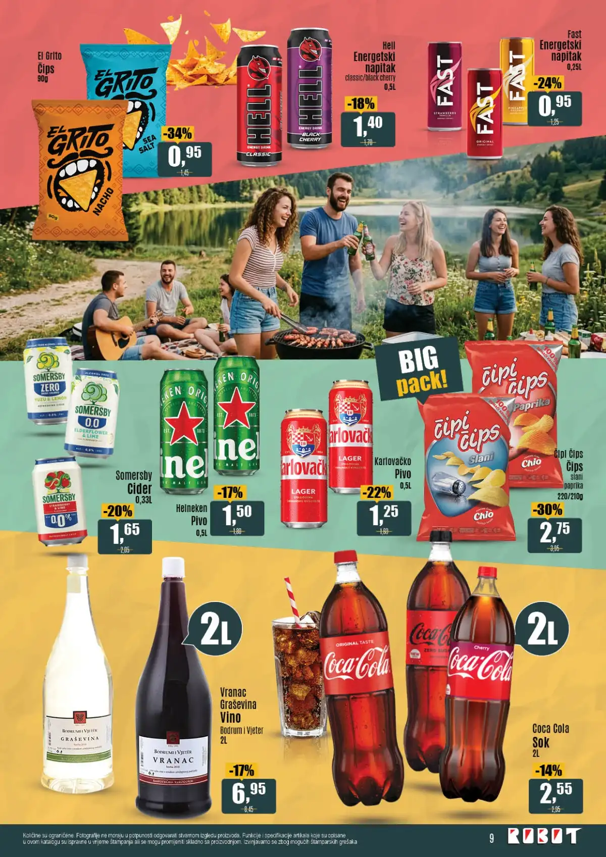 Robot prvomajska akcija do 45 posto sniženja prehrana piće kućne potrepštine april 2026 strana 9